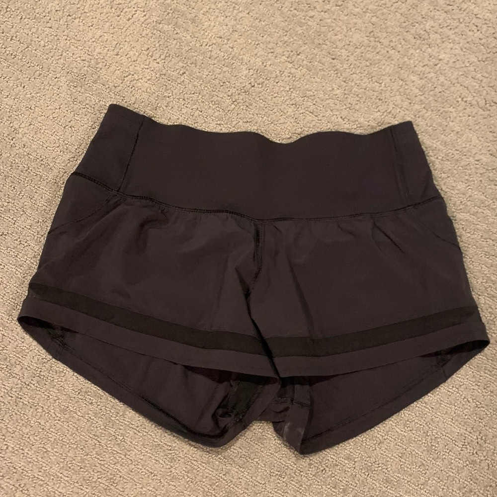 Lululemon running shorts, black, lined